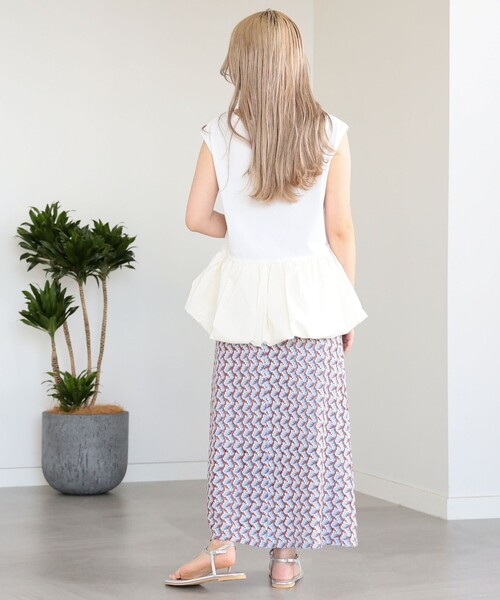 Ray BEAMS（レイビームス）の「Ray BEAMS / カラー レース Aライン スカート（スカート・レディース・ブルー系その他2/パープル系その他2・0/1）」の5枚目の写真