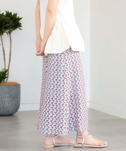 Ray BEAMS（レイビームス）の「Ray BEAMS / カラー レース Aライン スカート（スカート・レディース・ブルー系その他2/パープル系その他2・0/1）」の7枚目の写真