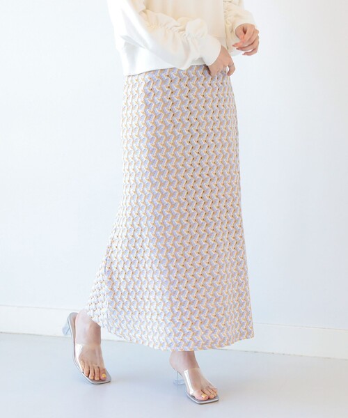 Ray BEAMS（レイビームス）の「Ray BEAMS / カラー レース Aライン スカート（スカート・レディース・ブルー系その他2/パープル系その他2・0/1）」の18枚目の写真