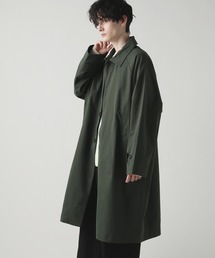 ビッグシルエットストレットラグランステンカラーコート スプリングコート