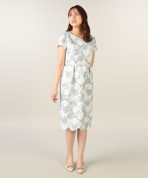 LAISSE PASSE プリムラケミカルタイトワンピース　サイズ38 LAISSE PASSE（レッセパッセ）の「《LAISSE PASSE PREMIUM LINE