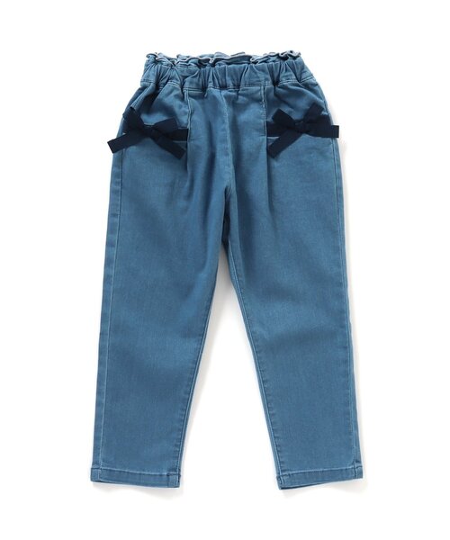 apres les cours（アプレレクール）の「リボンポケットパンツ（その他パンツ・キッズ・ピンク/イエロー/チェック/インディゴブルー・120/140/80/100/130/110/90）」の19枚目の写真