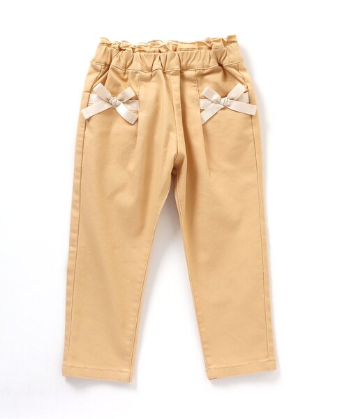 apres les cours（アプレレクール）の「リボンポケットパンツ（その他パンツ・キッズ・ピンク/イエロー/チェック/インディゴブルー・120/140/80/100/130/110/90）」の21枚目の写真