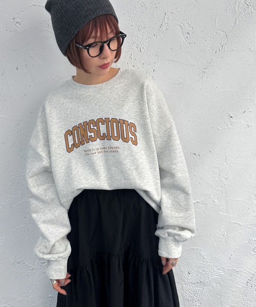 apres jour mignon(アプレジュールミニョン)の「ヘビーウェイトスウェット2【ZOZOTOWN限定アイテム】(スウェット・レディース・ナチュラル/アイボリー/ブルー/杢グレー/ダークグリーン/オフホワイト/ベージュ系その他2/ベージュ系その他・フリー/X-LARGE)」の1枚目の写真