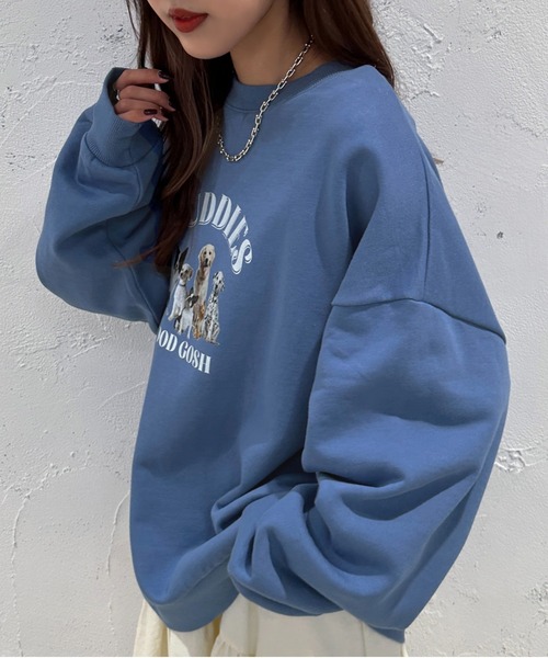 apres jour mignon(アプレジュールミニョン)の「ヘビーウェイトスウェット2【ZOZOTOWN限定アイテム】(スウェット・レディース・ナチュラル/アイボリー/ブルー/杢グレー/ダークグリーン/オフホワイト/ベージュ系その他2/ベージュ系その他・フリー/X-LARGE)」の8枚目の写真