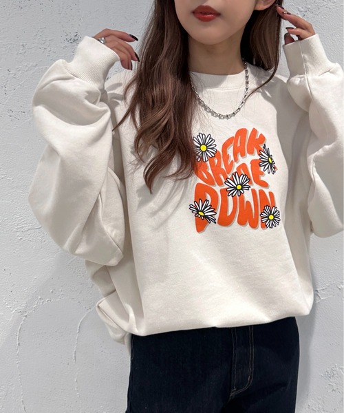 apres jour mignon(アプレジュールミニョン)の「ヘビーウェイトスウェット2【ZOZOTOWN限定アイテム】(スウェット・レディース・ナチュラル/アイボリー/ブルー/杢グレー/ダークグリーン/オフホワイト/ベージュ系その他2/ベージュ系その他・フリー/X-LARGE)」の3枚目の写真