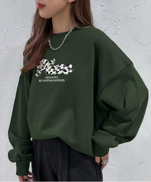 apres jour mignon(アプレジュールミニョン)の「ヘビーウェイトスウェット2【ZOZOTOWN限定アイテム】(スウェット・レディース・ナチュラル/アイボリー/ブルー/杢グレー/ダークグリーン/オフホワイト/ベージュ系その他2/ベージュ系その他・フリー/X-LARGE)」の7枚目の写真