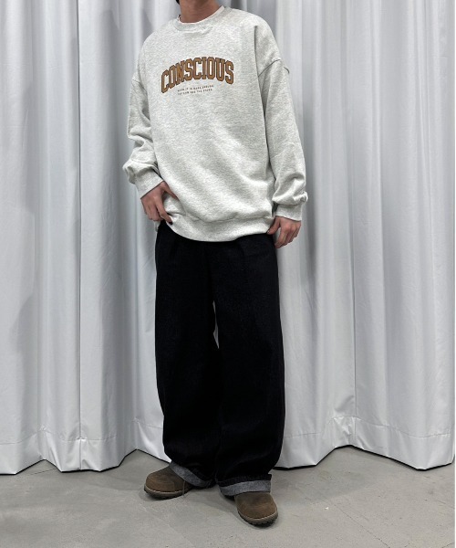 apres jour mignon(アプレジュールミニョン)の「ヘビーウェイトスウェット2【ZOZOTOWN限定アイテム】(スウェット・レディース・ナチュラル/アイボリー/ブルー/杢グレー/ダークグリーン/オフホワイト/ベージュ系その他2/ベージュ系その他・フリー/X-LARGE)」の11枚目の写真