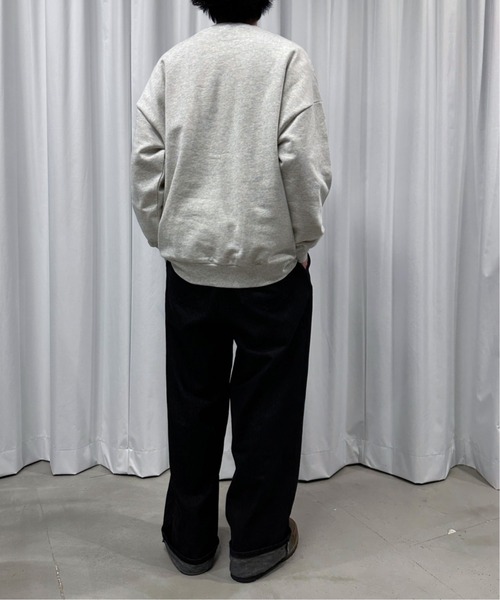 apres jour mignon(アプレジュールミニョン)の「ヘビーウェイトスウェット2【ZOZOTOWN限定アイテム】(スウェット・レディース・ナチュラル/アイボリー/ブルー/杢グレー/ダークグリーン/オフホワイト/ベージュ系その他2/ベージュ系その他・フリー/X-LARGE)」の12枚目の写真