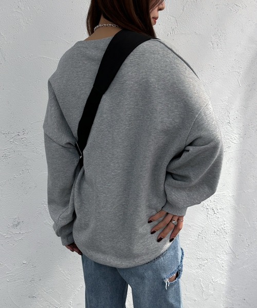 apres jour mignon(アプレジュールミニョン)の「ヘビーウェイトスウェット2【ZOZOTOWN限定アイテム】(スウェット・レディース・ナチュラル/アイボリー/ブルー/杢グレー/ダークグリーン/オフホワイト/ベージュ系その他2/ベージュ系その他・フリー/X-LARGE)」の15枚目の写真