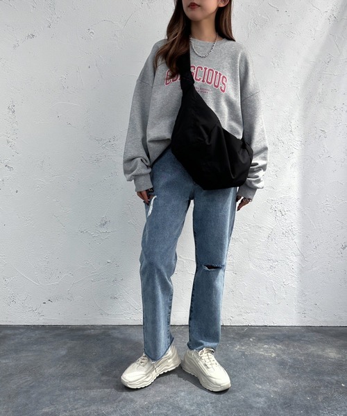 apres jour mignon(アプレジュールミニョン)の「ヘビーウェイトスウェット2【ZOZOTOWN限定アイテム】(スウェット・レディース・ナチュラル/アイボリー/ブルー/杢グレー/ダークグリーン/オフホワイト/ベージュ系その他2/ベージュ系その他・フリー/X-LARGE)」の16枚目の写真