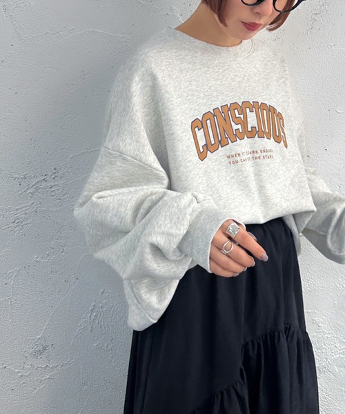 apres jour mignon(アプレジュールミニョン)の「ヘビーウェイトスウェット2【ZOZOTOWN限定アイテム】(スウェット・レディース・ナチュラル/アイボリー/ブルー/杢グレー/ダークグリーン/オフホワイト/ベージュ系その他2/ベージュ系その他・フリー/X-LARGE)」の20枚目の写真