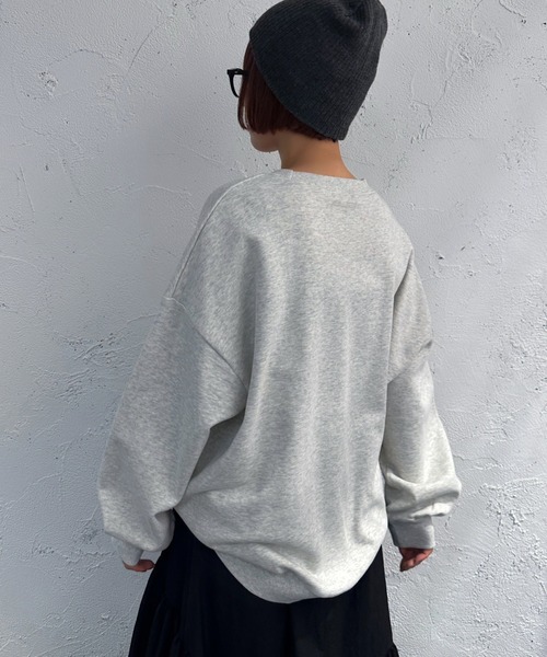 apres jour mignon(アプレジュールミニョン)の「ヘビーウェイトスウェット2【ZOZOTOWN限定アイテム】(スウェット・レディース・ナチュラル/アイボリー/ブルー/杢グレー/ダークグリーン/オフホワイト/ベージュ系その他2/ベージュ系その他・フリー/X-LARGE)」の21枚目の写真