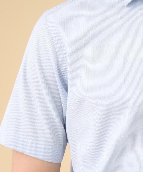 TAKEO KIKUCHI(タケオキクチ)の「◆【Sサイズ~】ドビー 刺し子 チェック シャツ(シャツ/ブラウス・メンズ・ネイビー/ブルー/ライトブルー・01/02/03/04)」の12枚目の写真
