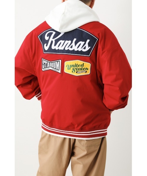 RODEO CROWNS WIDE BOWL（ロデオクラウンズワイドボウル）の「ワッペンスタジャン（スタジャン・レディース・ブラック/イエロー/マジェンタ・LARGE/MEDIUM）」の7枚目の写真