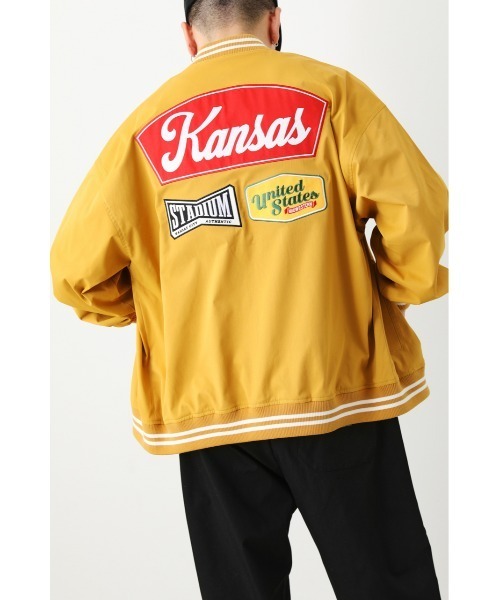 RODEO CROWNS WIDE BOWL（ロデオクラウンズワイドボウル）の「ワッペンスタジャン（スタジャン・レディース・ブラック/イエロー/マジェンタ・LARGE/MEDIUM）」の6枚目の写真