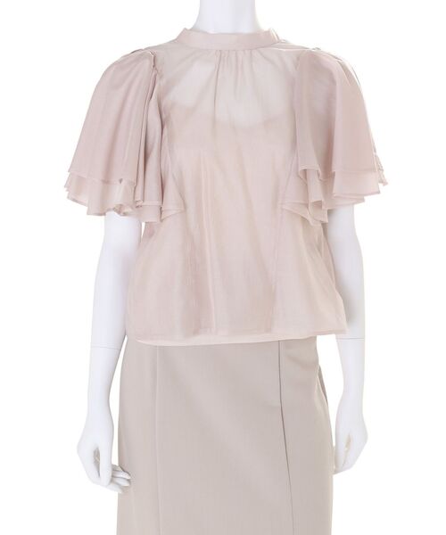 MERCURYDUO(マーキュリーデュオ)の「2WAYオープンショルダーラッフルブラウス(シャツ/ブラウス・レディース・オフホワイト/ライトブルー/ピンク・FREE)」の16枚目の写真