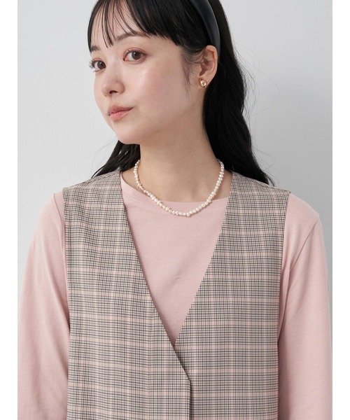 earth music&ecology(アースミュージックアンドエコロジー)の「フロントジップジャンスカ(ワンピース・レディース・その他9/ブラック/ベージュ・FREE)」の18枚目の写真