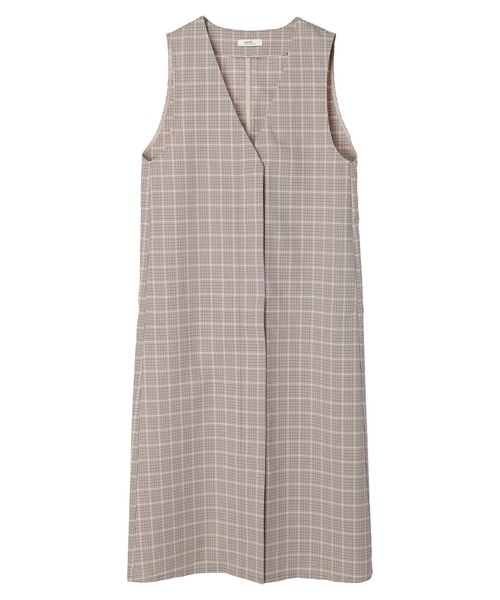 earth music&ecology(アースミュージックアンドエコロジー)の「フロントジップジャンスカ(ワンピース・レディース・その他9/ブラック/ベージュ・FREE)」の22枚目の写真