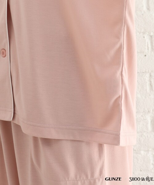 【ＧＵＮＺＥ】寝返りのしやすさを考えたパジャマ（半袖７分丈パンツ）