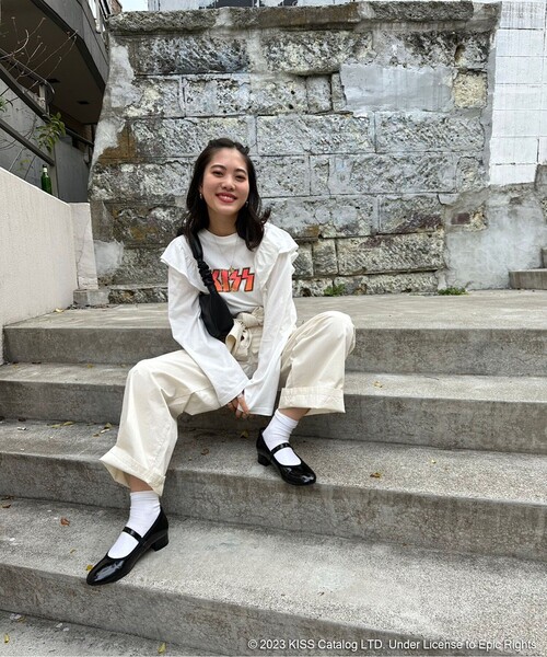 FREAK'S STORE（フリークスストア）の「KISS フリルロンT（Tシャツ