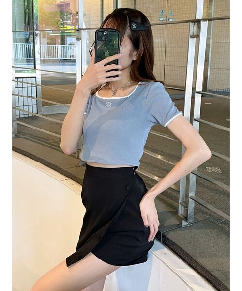 EATME(イートミー)の「フロントボタンスカパン(その他パンツ・レディース・グレー/ブラック・SMALL/MEDIUM)」の12枚目の写真