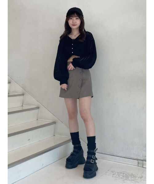 EATME(イートミー)の「フロントボタンスカパン(その他パンツ・レディース・グレー/ブラック・SMALL/MEDIUM)」の17枚目の写真