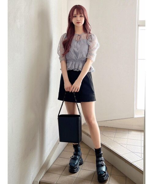 EATME(イートミー)の「フロントボタンスカパン(その他パンツ・レディース・グレー/ブラック・SMALL/MEDIUM)」の22枚目の写真