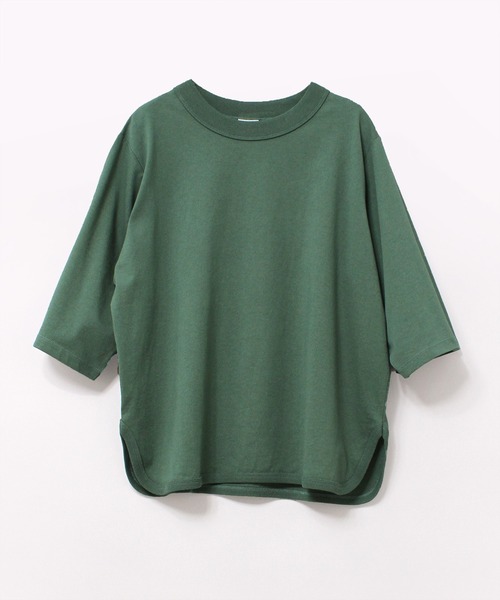 RNA-N（アールエヌエーエヌ）の「M2037 ワイドバインダーミドルスリーブ（Tシャツ/カットソー・レディース・オフホワイト/グリーン/ダークグレー・MEDIUM）」の6枚目の写真