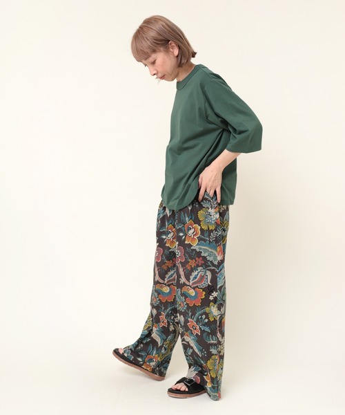 RNA-N（アールエヌエーエヌ）の「M2037 ワイドバインダーミドルスリーブ（Tシャツ/カットソー・レディース・オフホワイト/グリーン/ダークグレー・MEDIUM）」の19枚目の写真