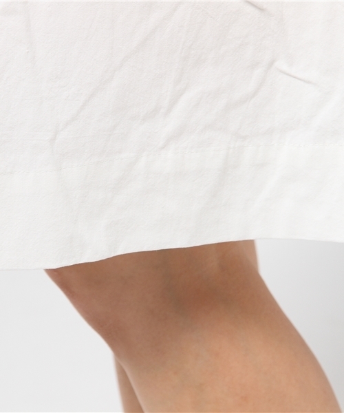 mystic（ミスティック）の「ミモレ丈ギャザースカート（スカート・レディース・オフホワイト/ブラック/ブルー/カーキ・ﾌﾘ-）」の11枚目の写真