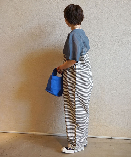 JOURNAL STANDARD LUXE ヘリンボーダー　キャミサロペット JOURNAL STANDARD LUXE（ジャーナルスタンダード ラックス）の「ヘリン