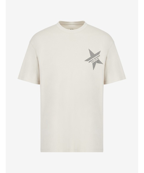 ARMANI EXCHANGE(アルマーニエクスチェンジ)の「【A|X アルマーニ エクスチェンジ】スターAXロゴ 半袖クルーネックTシャツ/COMFORT(Tシャツ/カットソー・メンズ・サンドベージュ/ホワイト/ブラック・LARGE/MEDIUM/SMALL/X-LARGE/X-SMALL/XX-LARGE)」の8枚目の写真