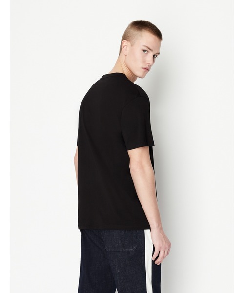 ARMANI EXCHANGE(アルマーニエクスチェンジ)の「【A|X アルマーニ エクスチェンジ】スターAXロゴ 半袖クルーネックTシャツ/COMFORT(Tシャツ/カットソー・メンズ・サンドベージュ/ホワイト/ブラック・LARGE/MEDIUM/SMALL/X-LARGE/X-SMALL/XX-LARGE)」の9枚目の写真