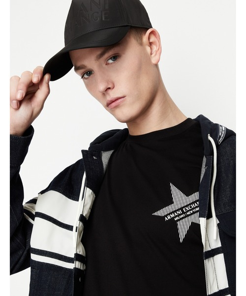 ARMANI EXCHANGE(アルマーニエクスチェンジ)の「【A|X アルマーニ エクスチェンジ】スターAXロゴ 半袖クルーネックTシャツ/COMFORT(Tシャツ/カットソー・メンズ・サンドベージュ/ホワイト/ブラック・LARGE/MEDIUM/SMALL/X-LARGE/X-SMALL/XX-LARGE)」の10枚目の写真