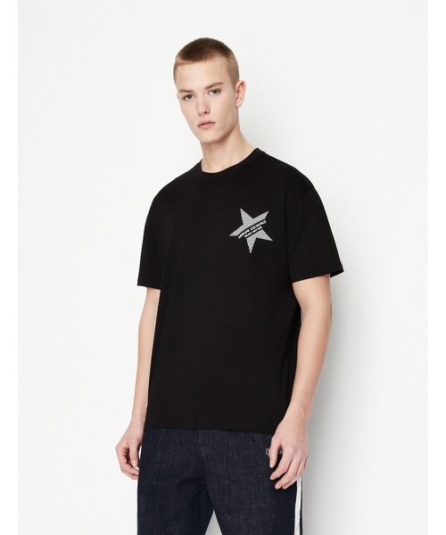 ARMANI EXCHANGE(アルマーニエクスチェンジ)の「【A|X アルマーニ エクスチェンジ】スターAXロゴ 半袖クルーネックTシャツ/COMFORT(Tシャツ/カットソー・メンズ・サンドベージュ/ホワイト/ブラック・LARGE/MEDIUM/SMALL/X-LARGE/X-SMALL/XX-LARGE)」の19枚目の写真