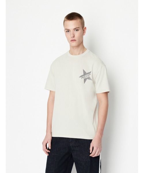 ARMANI EXCHANGE(アルマーニエクスチェンジ)の「【A|X アルマーニ エクスチェンジ】スターAXロゴ 半袖クルーネックTシャツ/COMFORT(Tシャツ/カットソー・メンズ・サンドベージュ/ホワイト/ブラック・LARGE/MEDIUM/SMALL/X-LARGE/X-SMALL/XX-LARGE)」の18枚目の写真