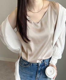 GeeRA | サテン2WAYタンクトップ(タンクトップ)