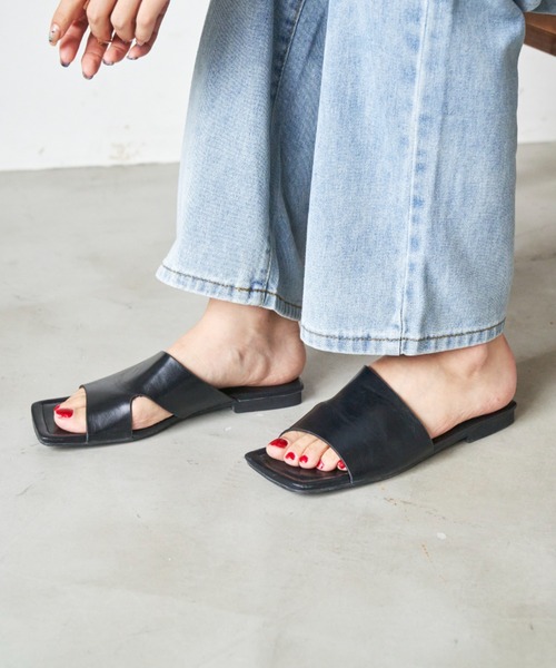 Auntie Rosa Holiday（アンティローザホリデー）の「フラットミュールサンダル（サンダル・レディース・ブラック/ブラウン・SMALL/MEDIUM/LARGE）」の15枚目の写真
