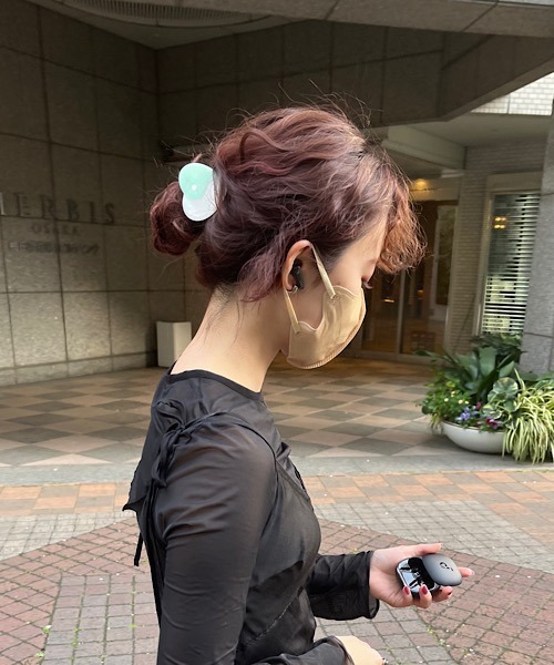 セール】【Kukulu TOKYO】yin-yan heart gom（ヘアゴム）｜tone