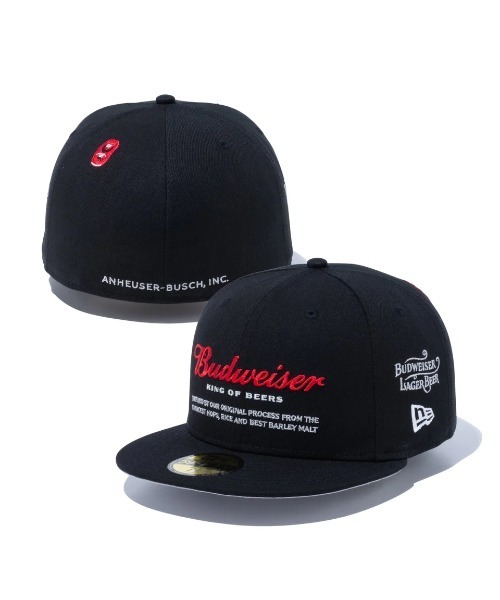 【新品】 NEW ERA×Budweiser コップ（応募当選品）付き NEW ERA（ニューエラ）の「NEW ERA/ニューエラ キャップ 59FIFTY