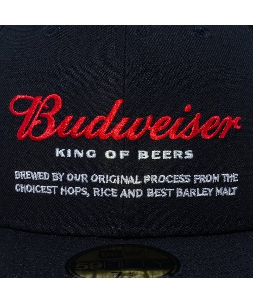 NEW ERA（ニューエラ）の「NEW ERA/ニューエラ キャップ 59FIFTY Budweiser バドワイザー ラベルロゴ 13534565（キャップ・メンズ・ブラック・7 1/2/7 3/8/7 1/4）」の16枚目の写真