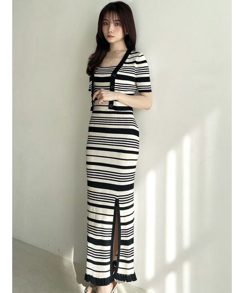 RESEXXY（リゼクシー）の「5分袖ショートカーディガン【セットアップ着用可能】（カーディガン/ボレロ・レディース・ブラック/レッド/その他1・FREE）」の16枚目の写真