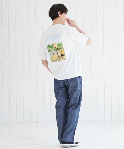 coen（コーエン）の「Free　Speech（フリースピーチ）別注プリントTシャツ（Tシャツ/カットソー・メンズ・ライトブルー/ホワイト・S/XL/M/L）」の4枚目の写真