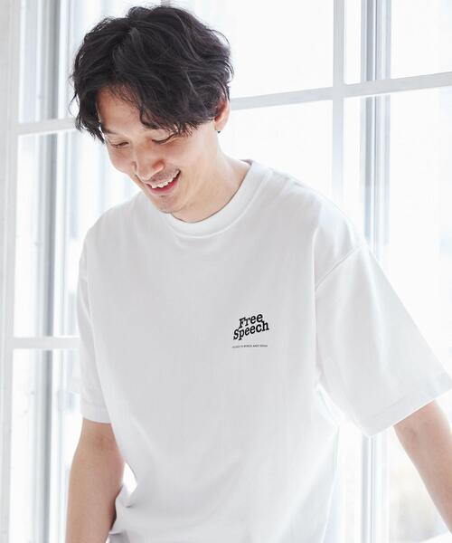 coen（コーエン）の「Free　Speech（フリースピーチ）別注プリントTシャツ（Tシャツ/カットソー・メンズ・ライトブルー/ホワイト・S/XL/M/L）」の10枚目の写真