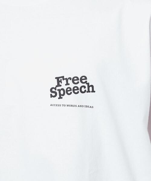 coen（コーエン）の「Free　Speech（フリースピーチ）別注プリントTシャツ（Tシャツ/カットソー・メンズ・ライトブルー/ホワイト・S/XL/M/L）」の18枚目の写真