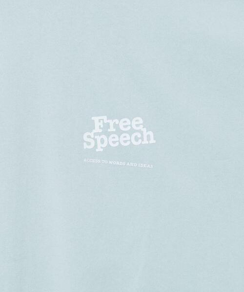 coen（コーエン）の「Free　Speech（フリースピーチ）別注プリントTシャツ（Tシャツ/カットソー・メンズ・ライトブルー/ホワイト・S/XL/M/L）」の20枚目の写真