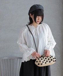 CERCA（チェルカ）の「【armoire*/アルモワール】コットンリネンドビー　ギャザーレースブラウス（シャツ/ブラウス）」