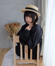 CERCA（チェルカ）の「【armoire*/アルモワール】コットンリネンドビー　ギャザーレースブラウス（シャツ/ブラウス）」