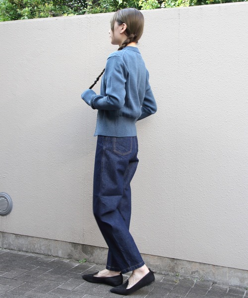 THE SHINZONE(ザ シンゾーン)の「THE SHINZONE/シンゾーン ロングリブカーディガン LONG RIB CARDIGAN 23AMSNI05(カーディガン/ボレロ・レディース・ネイビー/ナチュラル/グレー/ブラック/オレンジ/レッド/カーキ/パープル/ダークブルー・FREE)」の22枚目の写真